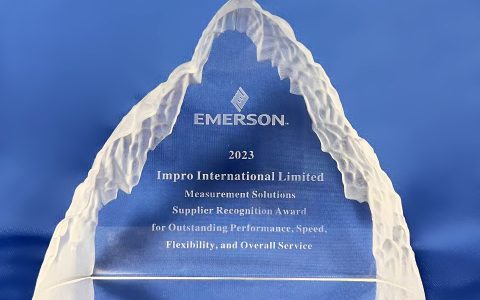 Impro International Limited Wins the 2023 Emerson MSOL Supplier Recognition Award