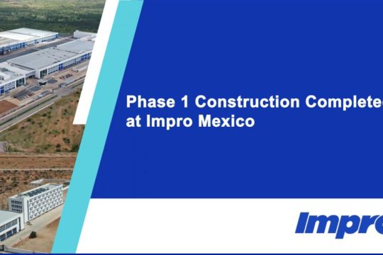 Video: Phase 1 Construction Completed at Impro Mexico